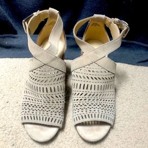 Marc Fisher chunky heeled sandals.